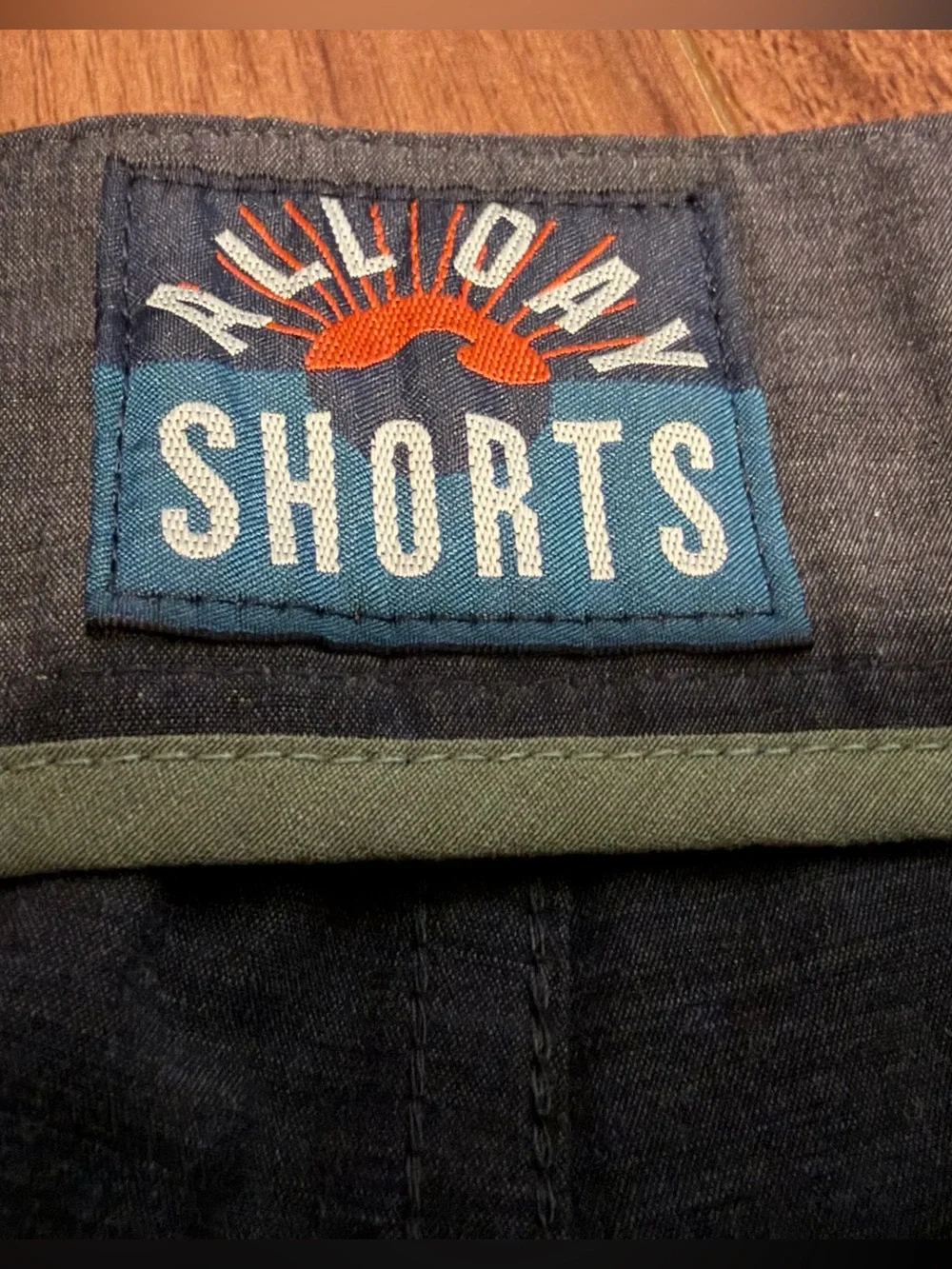 Faherty All Day Shorts Men’s 34 5” Inseam Steel Blue Gray Stretch